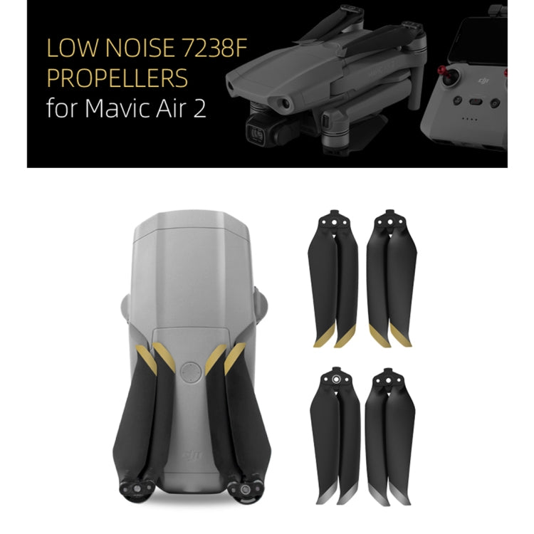 Sunnylife 7238F-1 For DJI Mavic Air 2 Low Noise Quick-release Propellers, For DJI Mavic Air 2 Gold, For DJI Mavic Air 2 Silver, 2 Pairs Sunnylife 7238F-1 For DJI Mavic Air 2 Low Noise Quick-release Propellers, For DJI Mavic Air 2 Gold, For DJI Mavic Air 2 Silver, 2 Pairs